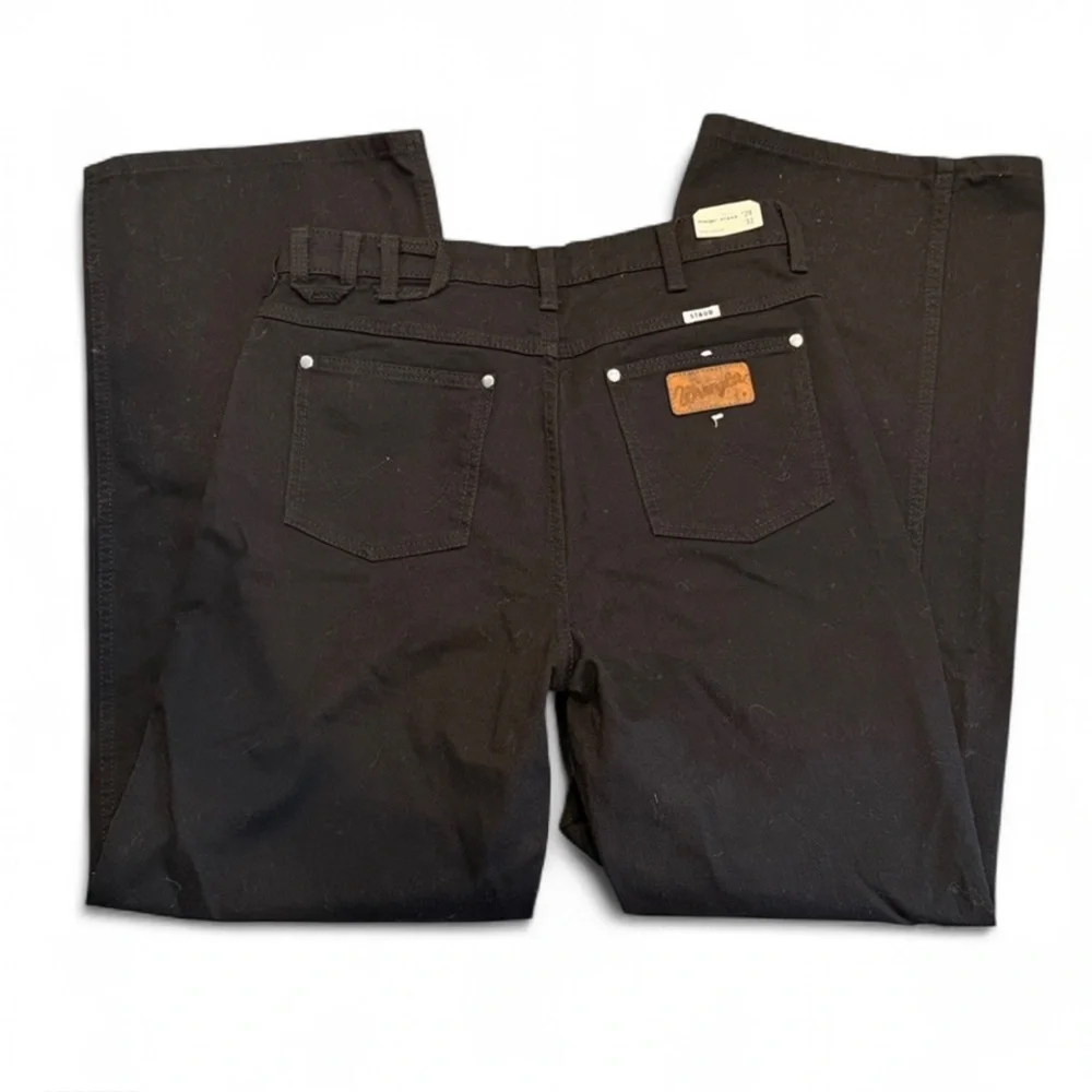 Wrangler x STAUD The Loose Wide Leg Jeans Black 28 NWT